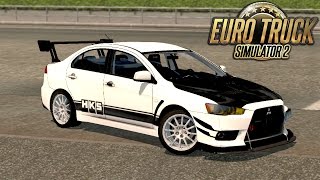 ETS 2 Mitsubishi Lancer Evo X Car Mod [upl. by Olmsted]