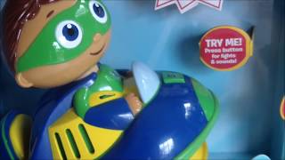 Super Why Hovering Why Flyer toy review Rare Toys [upl. by Tneciv807]