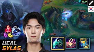 Ucal Sylas Mid Build Night Harvester Electrocute  LOL KR Master Patch 1317 [upl. by Ycrad579]