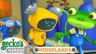 Slaperige monteurs 😴💤  Geckos Garage Nederlands  Vrachtwagen Cartoons Voor Kinderen [upl. by Dorelia]