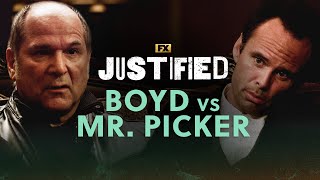 Boyd Kills Mr Picker  Scene  Justified  FX [upl. by Jeff]