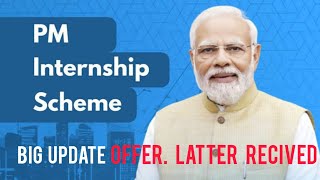 Pm internship scheme Big update  How to check offer received  pm internship 2024 [upl. by Nitram735]