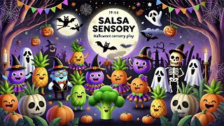 Hey Bear Sensory  Halloween Dance Party [upl. by Geordie383]