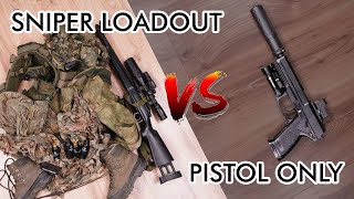 Sniper vs Pistol SSG24 vs SSX23 [upl. by Lunsford570]