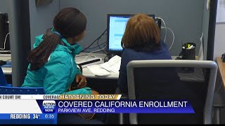 Covered California kicks off open enrollment with event at Redding library [upl. by Leacock304]