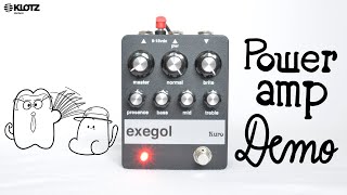 Kuro Custom Audio EXEGOL DEMO  Sunn Model T 1st gen preamp into EL84 tube power amp  BASS  GUITAR [upl. by Lazaruk]