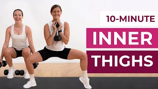 10Minute Best Inner Thigh Workout Quick  Effective [upl. by Salsbury]