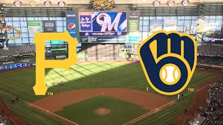 Brewers vs Pirates Live Reaction [upl. by Aicetel]