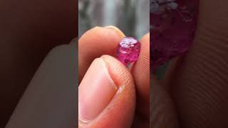 Natural Madagascar pink sapphire rough [upl. by Essirahs]