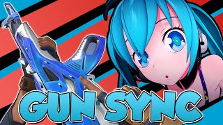 VALORANT Gun Sync Anamanaguchi  Miku Slappy amp Kotori Remix 1440p 60 fps [upl. by Trinette216]