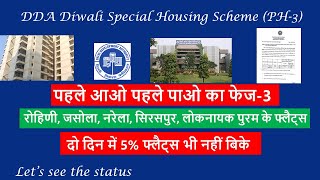 DDA first come first serve phase 3 status 🔥 DDA flats booking status 🔥 DDA EWS LIG MIG amp HIG Flats [upl. by Osman454]