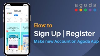 Sign Up  Register Agoda App  Create Account on Agoda [upl. by Mairb474]