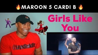 Maroon 5  Girls Like You ft Cardi B REACTION [upl. by Emerick]