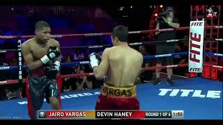 Devin Haney vs Jairo Vargas Highlights [upl. by Regdor]