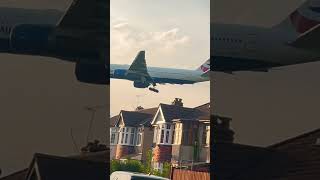 British airways Boeing 777236 coming from New York to London Heathrow airport [upl. by Margret60]