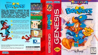 𝐓𝐢𝐭𝐥𝐞 𝐒𝐜𝐫𝐞𝐞𝐧 Bonkers SEGA GenesisMega Drive Music ⭐ [upl. by Brozak365]