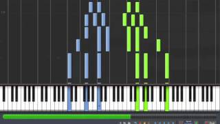 How to Play Schubert  Piano Sonata D 850  2nd Movement Synthesia Piano Tutorial [upl. by Lluj]