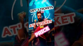 😎quotGET3 TICKETS ATquot1 TICKETS🎟PRICE 💸 shorts movie pvr [upl. by Kit574]