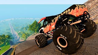 🔥 EL TORO LOCO Monster Truck Speed Downhill Adventure [upl. by Kristel605]