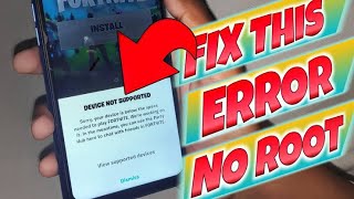 How to download fortnite in unsupported devices all phones [upl. by Swain]