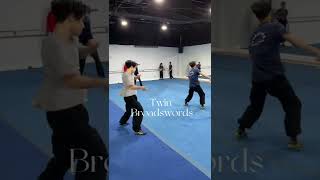 Twin Broadswords Let Loose wushu martialarts kungfu [upl. by Kei352]