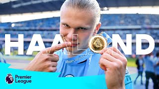 36 GOALS Erling Haalands UNSTOPPABLE Premier League 2223 Season [upl. by Anoiek]