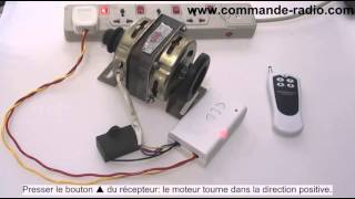 Télécommande Sans Fil Longue Distance Moteur Électrique 220V [upl. by Ronile672]