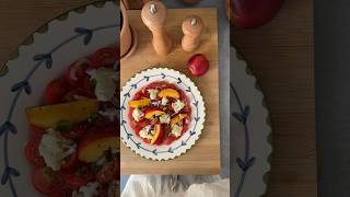 Recette salade tomate nectarine 🌞🧡 [upl. by Ainex]