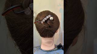 hair style girl simple and easy for long hair hairhacks hairtutorial hair hairstyle [upl. by Wera]