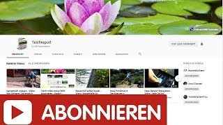 TeichreportVideo Kanal abonnieren und großen GRATIS TeichRatgeber abholen  VideoInfo beachten [upl. by Nosecyrb]