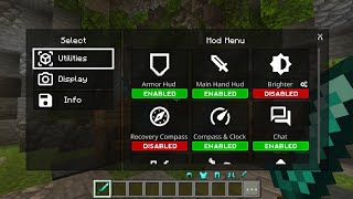 The Best UI Pack for Minecraft PE 121 [upl. by Dnesnwot475]