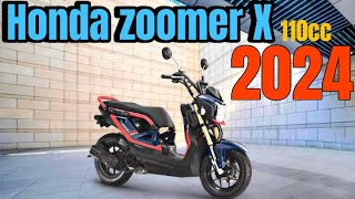 New Honda ZoomerX 110cc 2024  Honda new moped launch Honda moped 110  Reviewmileagedetails [upl. by Yukio125]