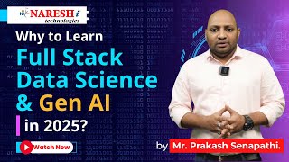 Why to Learn Full Stack Data Science amp GEN AI in 2025  NareshIT datascience ai [upl. by Chong]