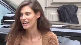 Bianca BALTI  Paris Fashion Week 28 september 2017 show Balmain  octobre PFW [upl. by Ordnazil]