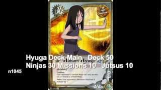 Naruto CCG Decklist Hyuga Deck [upl. by Tallou356]