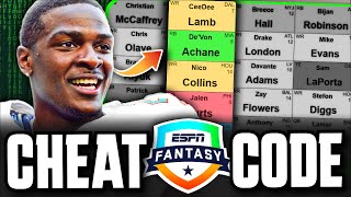 The GoTo Strategy To Win ESPN Fantasy Football Drafts [upl. by Ardnuahc]