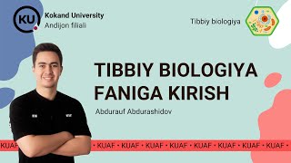 Tibbiy biologiya faniga kirish [upl. by Ahsenar]