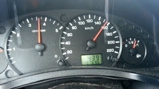 0155 kmh 095 mph acceleration amp top speed Ford Transit Connect 18 TDdi 90hp  66kW [upl. by Ardell816]