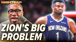 Shannon Sharpe GOES OFF on Zion Williamson for his recent weight issues  Nightcap [upl. by Lerraf]