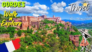 Gordes 🇫🇷 Most Beautiful Villages of France 🌞 French Village Walking Tour 🌷 [upl. by Weixel]