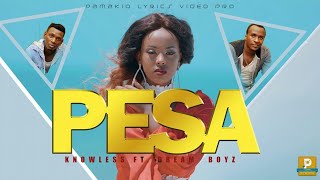 Butera knowless ft Dream BOyz  Pesa OFFICIAL VIDEO LYRIC [upl. by Yenaled]