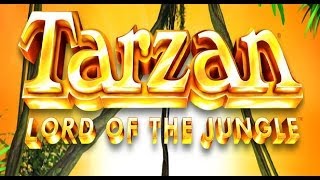 Aristocrat Technologies  Tarzan Lord of the Jungle Slot Bonus MAX BET [upl. by Eteragram971]