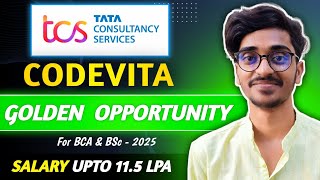 TCS CodeVita 2024 Complete process  Golden Opportunity for BCA amp BSc Students  off campus drive [upl. by Enowtna612]