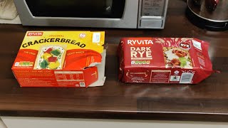 Ryvita Crisp Bread amp Crackerbread  Top UK Meat Free Snacks [upl. by Ahseka]