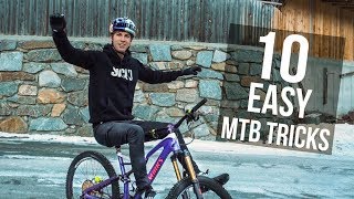 10 Easy MTB Tricks with Fabio Wibmer [upl. by Gnem]