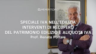 Speciale IVA NELLEDILIZIA  Interventi di recupero del patrimonio edilizio e aliquote IVA [upl. by Sunil]