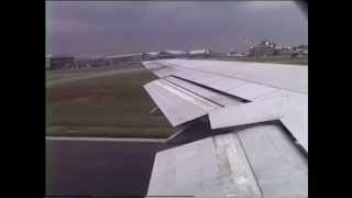 KLM Boeing 747300 Jumbo jet Takeoff from Jan Smuts airport Johannesburg [upl. by Barber]