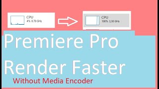 Fixed Not 100 cpu in renderexport Premiere Pro 2018 [upl. by Brynn]