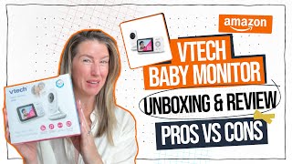 VTech VM819 Video Baby Monitor Review amp Unboxing in under 2 minutes  Amazoncom [upl. by Guria]