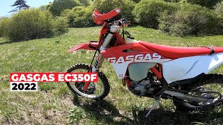 GasGas EC350F 2022 FIRST RIDE IMPRESIONS [upl. by Nelrac239]